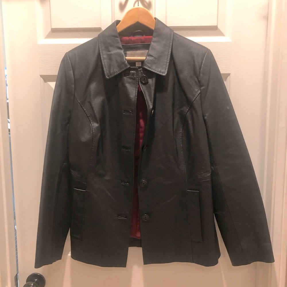 Leather jacket size M